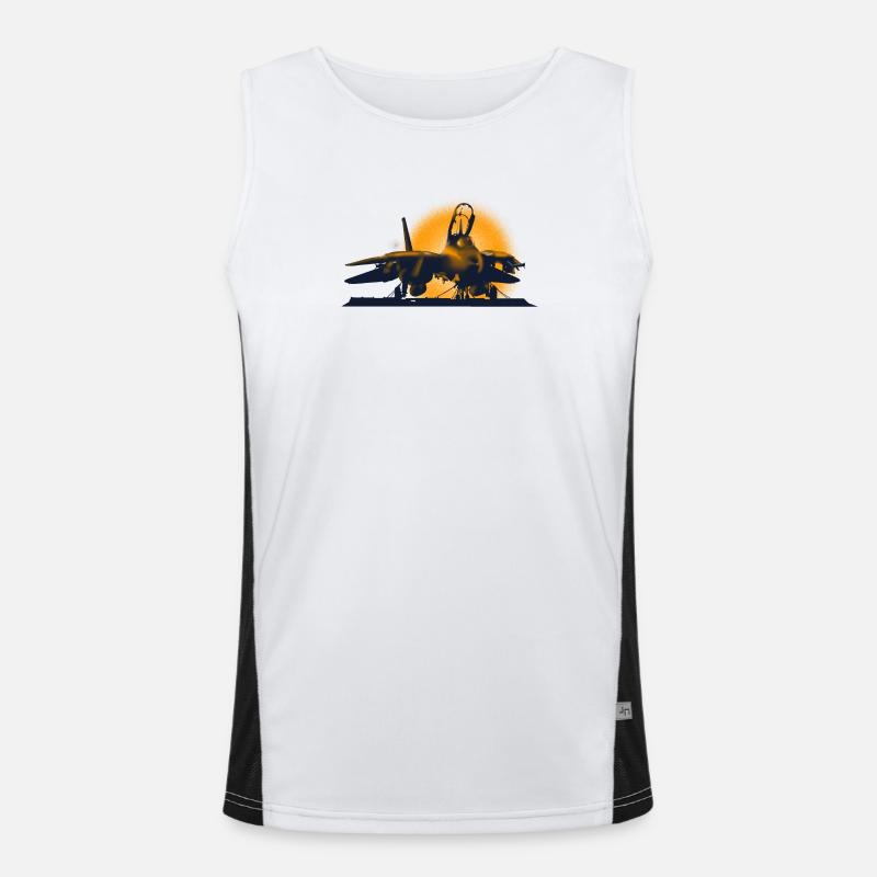 Jet F-14 Tomcat Men's Functional Contrast Tank Top 