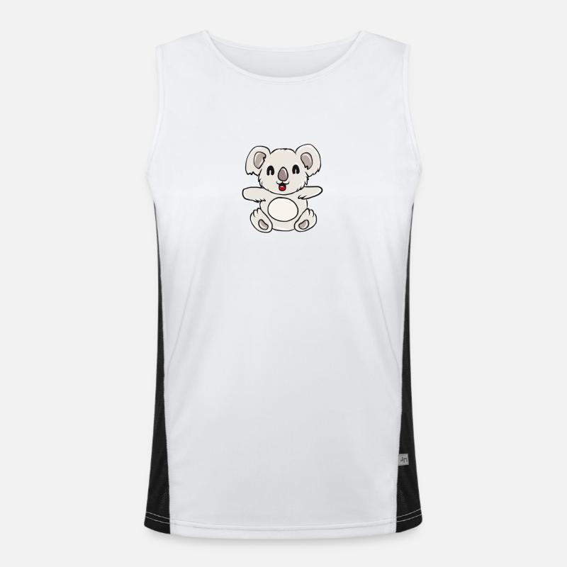 Koala Funktionelles Kontrast-Tank Top für Männer 