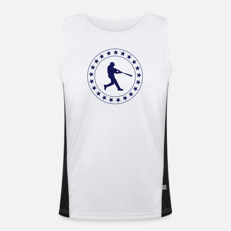 Baseball Débardeur respirant contrasté Homme 