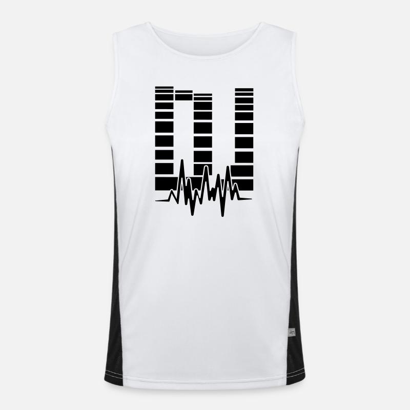 dj Men's Functional Contrast Tank Top 