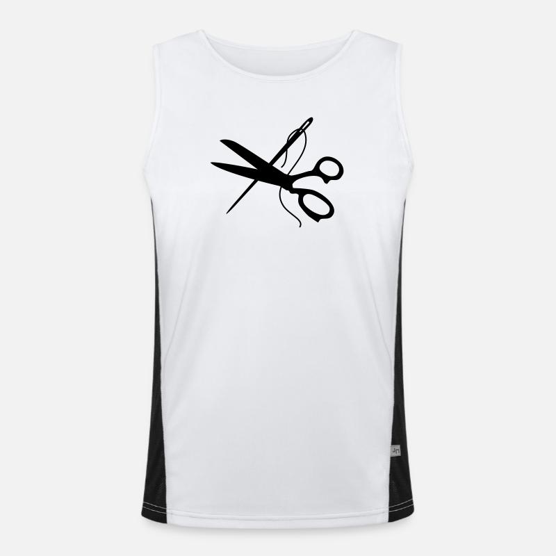 ciseaux Débardeur respirant contrasté Homme 