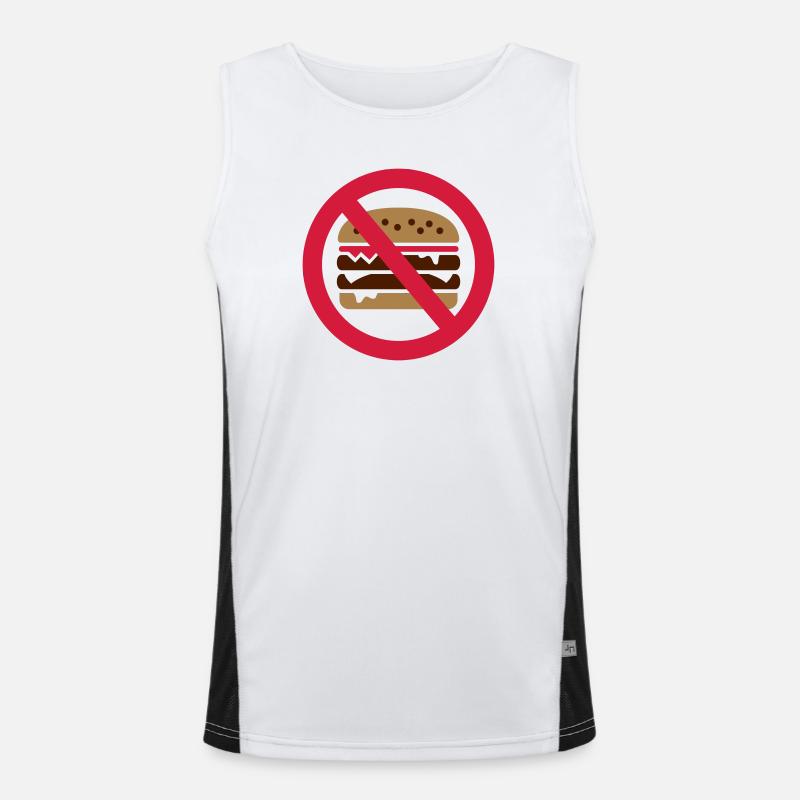 Burger Men's Functional Contrast Tank Top 