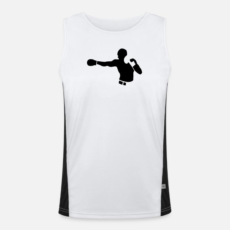 boxe Débardeur respirant contrasté Homme 