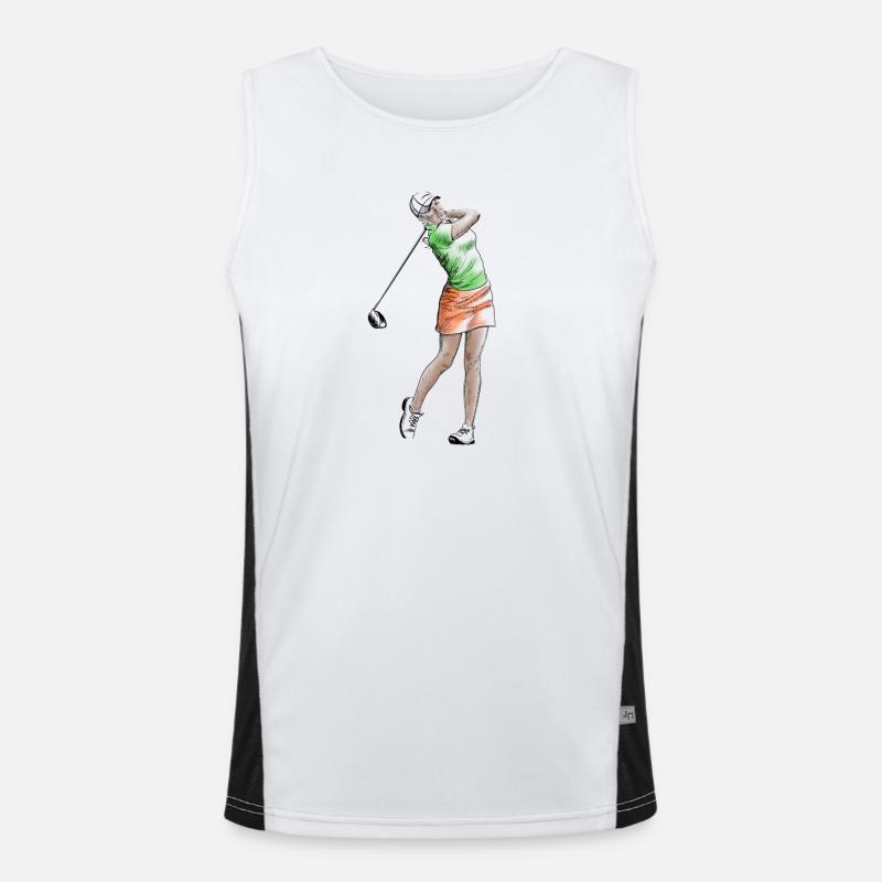 golf Débardeur respirant contrasté Homme 