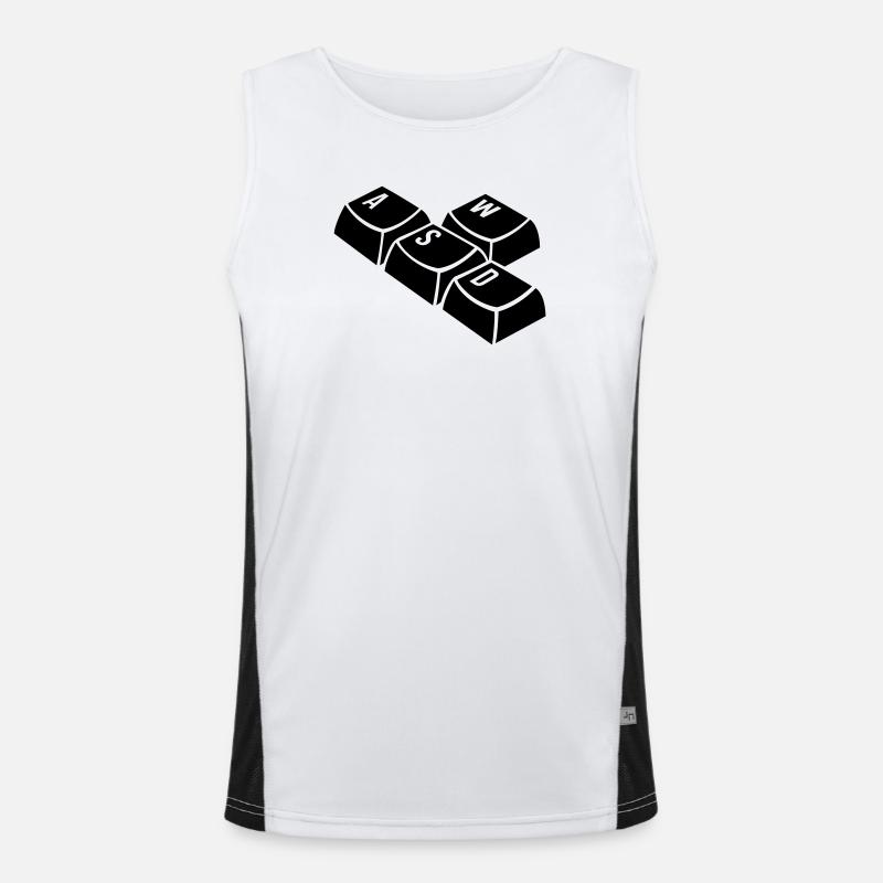 keyboard Men's Functional Contrast Tank Top 