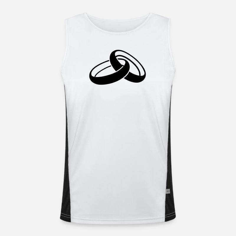 Hochzeit Funktionelles Kontrast-Tank Top für Männer 