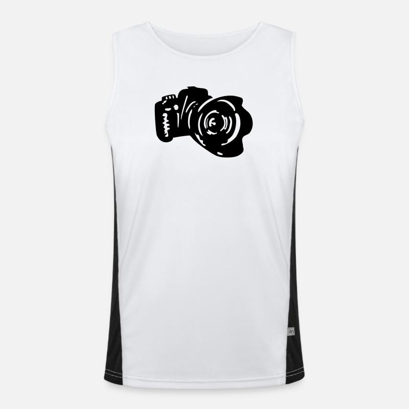 caméra Débardeur respirant contrasté Homme 