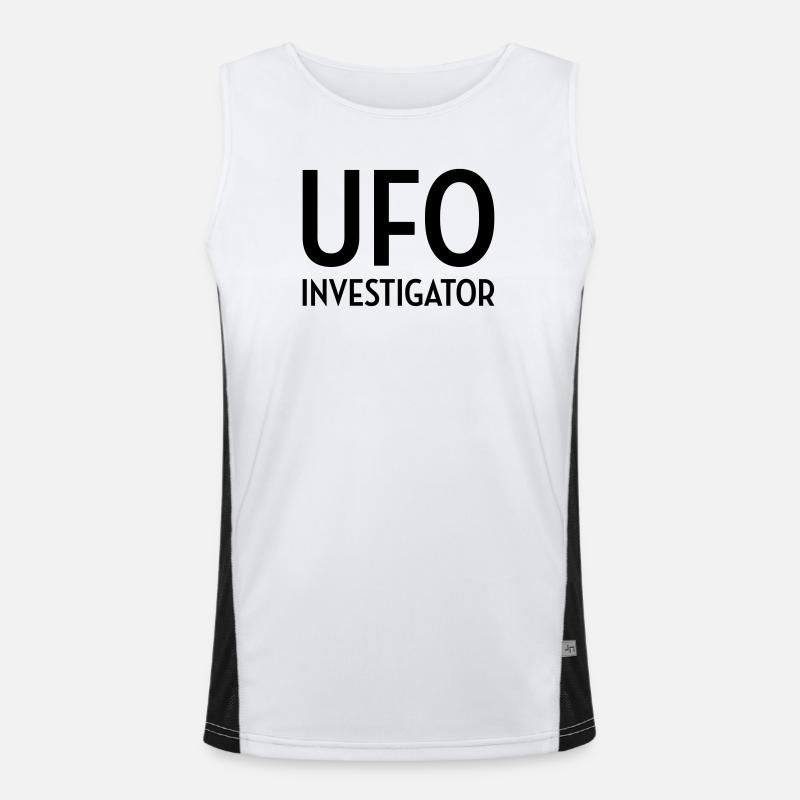 UFO - Alien - Unidentified flying object - Space Men's Functional Contrast Tank Top 