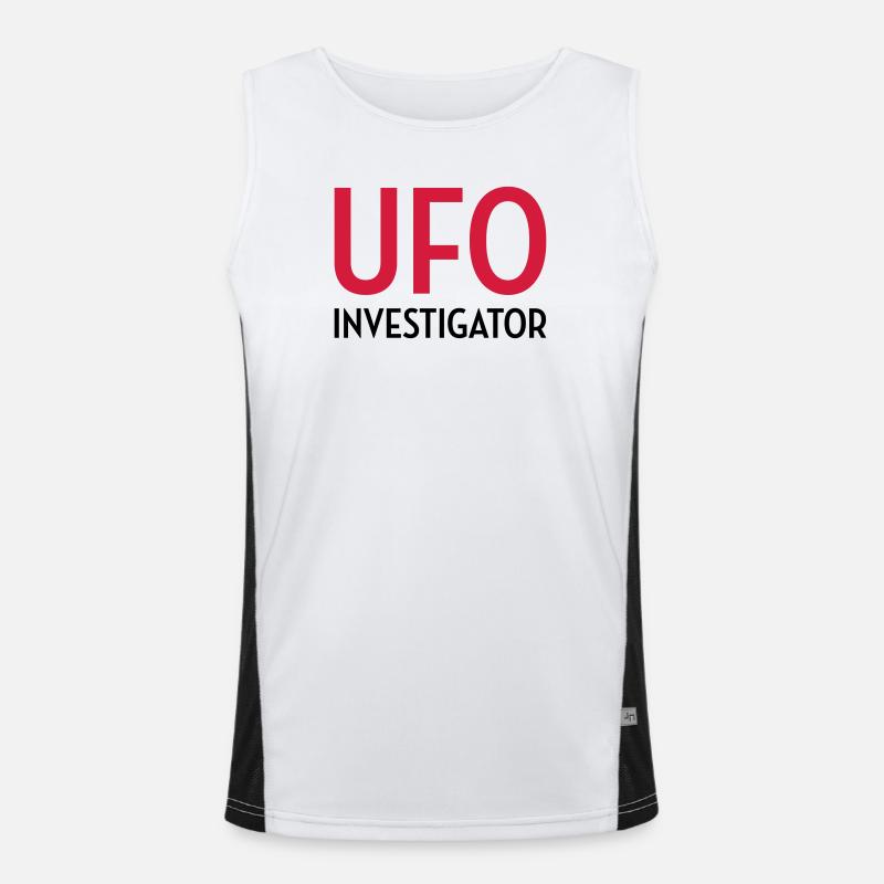 UFO - Alien - Unidentified flying object - Space Men's Functional Contrast Tank Top 