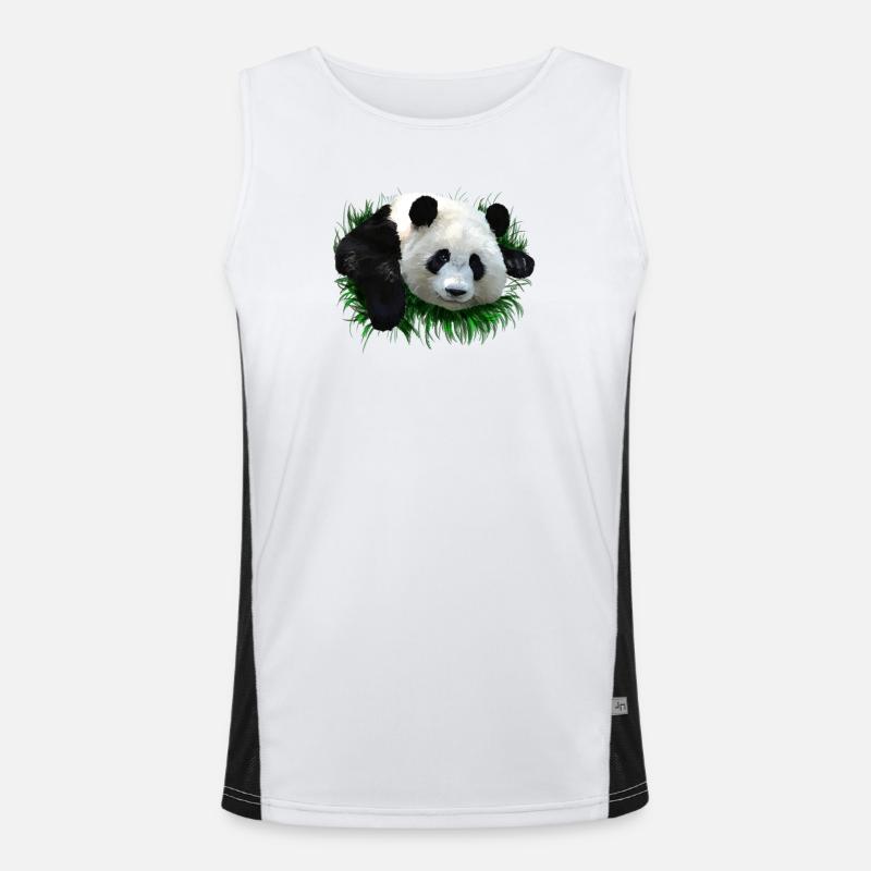 panda Débardeur respirant contrasté Homme 