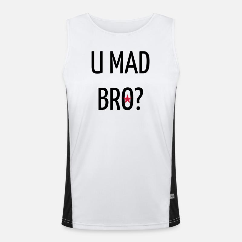 Zitat / Geek / Gaming / Videospiele / Nerd Funktionelles Kontrast-Tank Top für Männer 