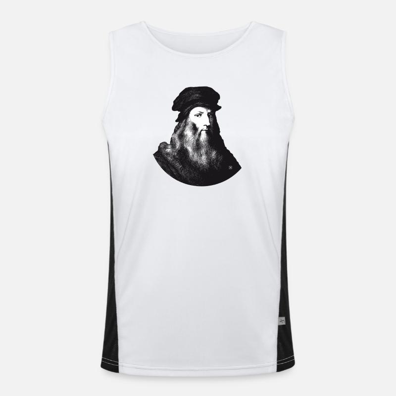 Leonardo da Vinci Men's Functional Contrast Tank Top 