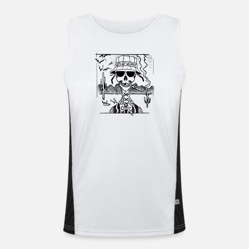 Let's get weird! Men's Functional Contrast Tank Top 