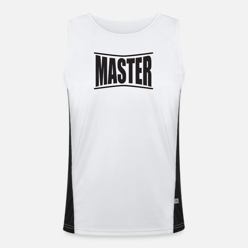 master slave bdsm bondage dominates mistress fetish Men's Functional Contrast Tank Top 