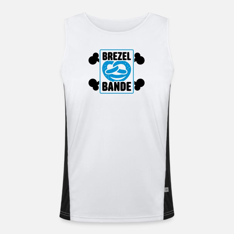 brezel bande Funktionelles Kontrast-Tank Top für Männer 