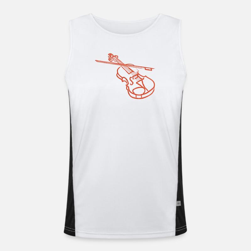 violin Men's Functional Contrast Tank Top 