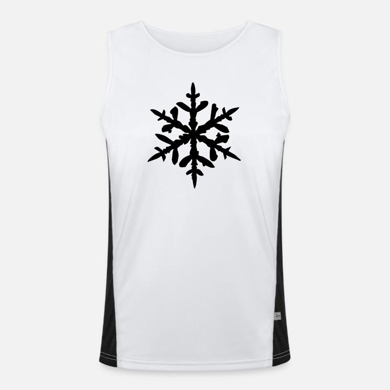 Snowflake Men's Functional Contrast Tank Top 