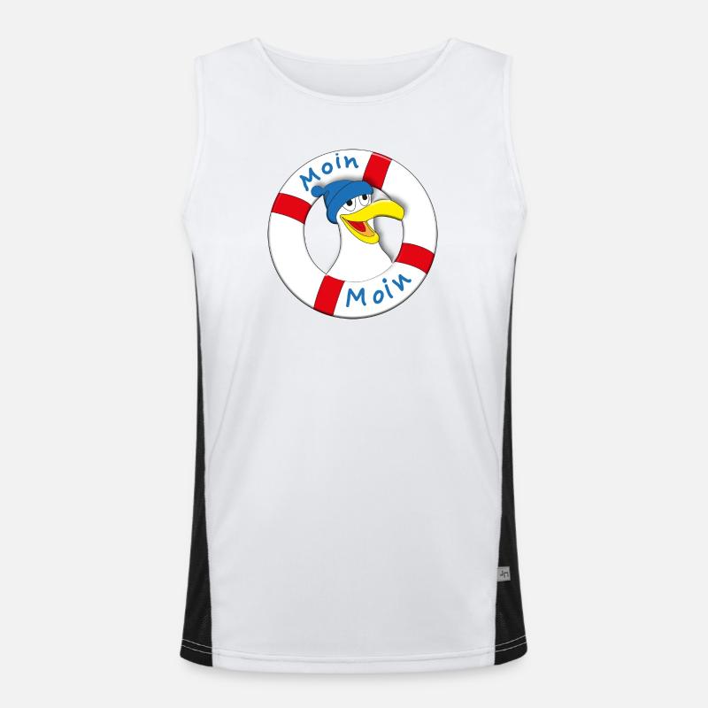 MOIN MOIN Funktionelles Kontrast-Tank Top für Männer 