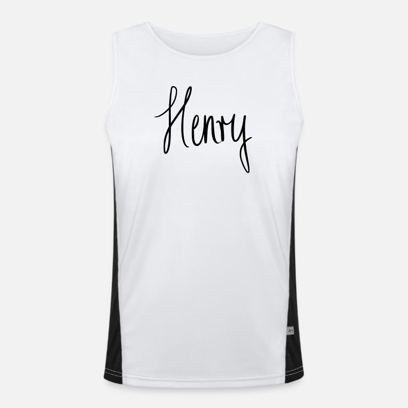 Henry Funktionelles Kontrast-Tank Top für Männer 