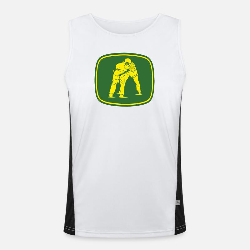 Schwinger Schwingsport Design in Tractor Design Men's Functional Contrast Tank Top 