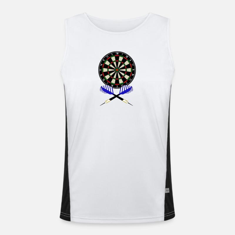 Dartboard Men's Functional Contrast Tank Top 