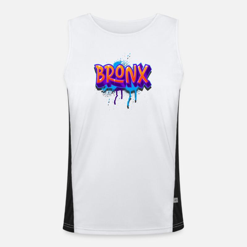 Graffiti du Bronx Débardeur respirant contrasté Homme 