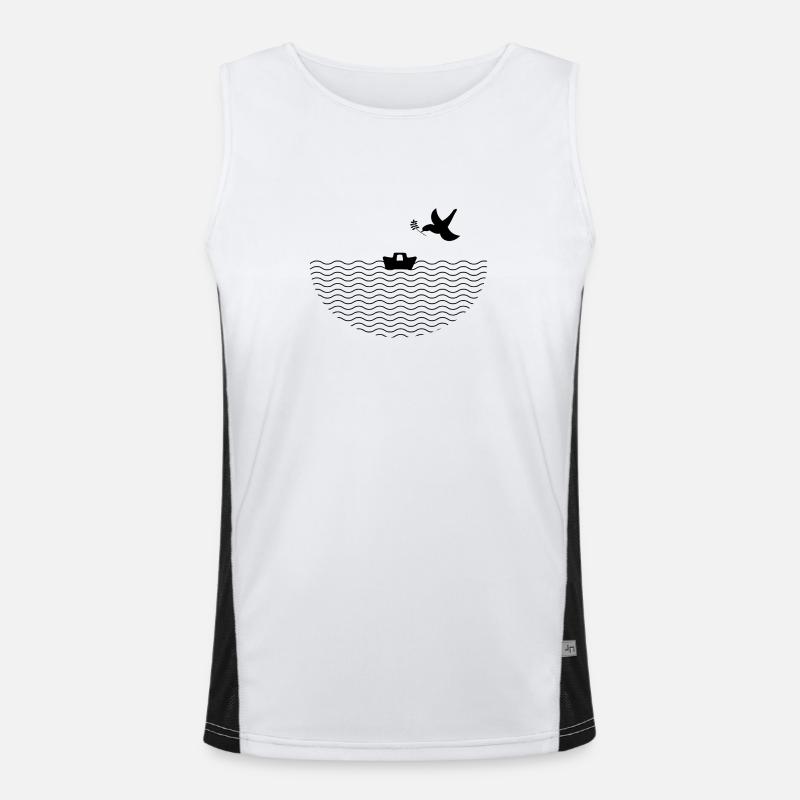 Arche Noah Funktionelles Kontrast-Tank Top für Männer 