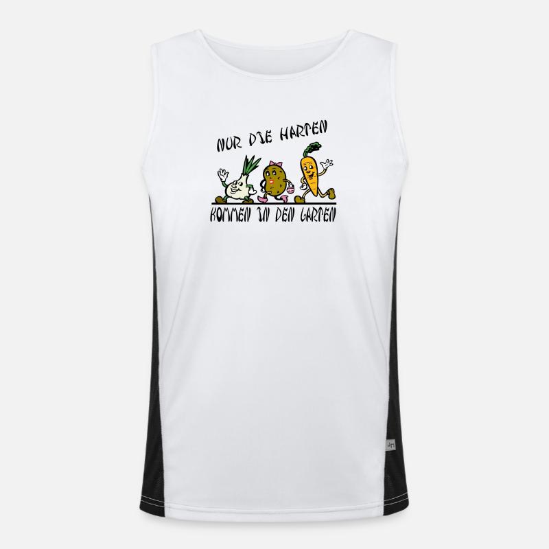 Garten Funktionelles Kontrast-Tank Top für Männer 
