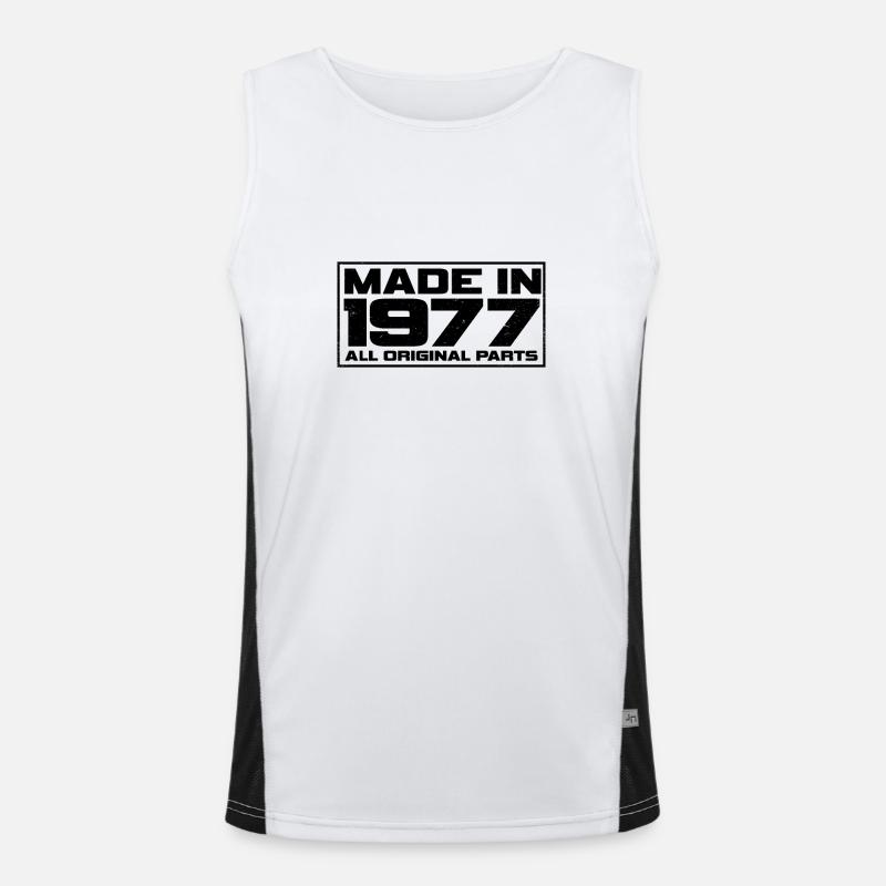 1977 Men's Functional Contrast Tank Top 