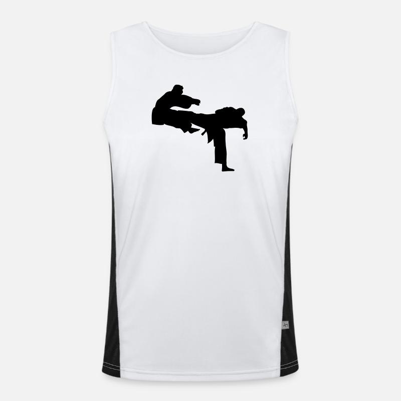 Kick geri kick karate Men's Functional Contrast Tank Top 