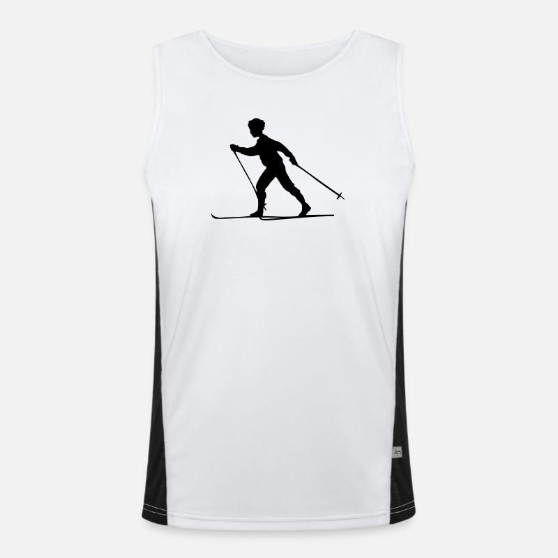Cross country ski Men's Functional Contrast Tank Top 