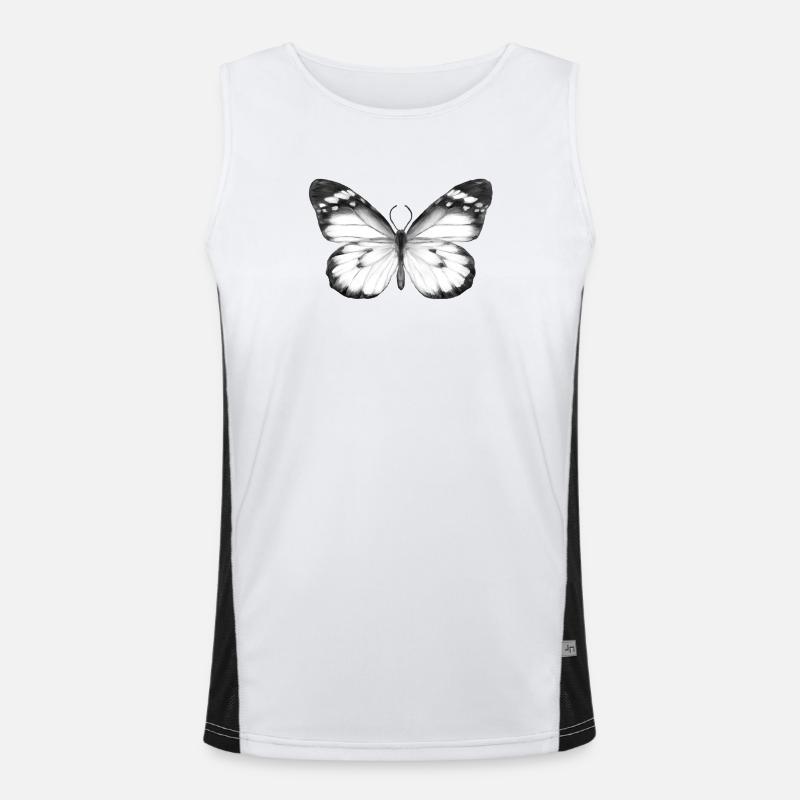 Papillon monochrome Débardeur respirant contrasté Homme 