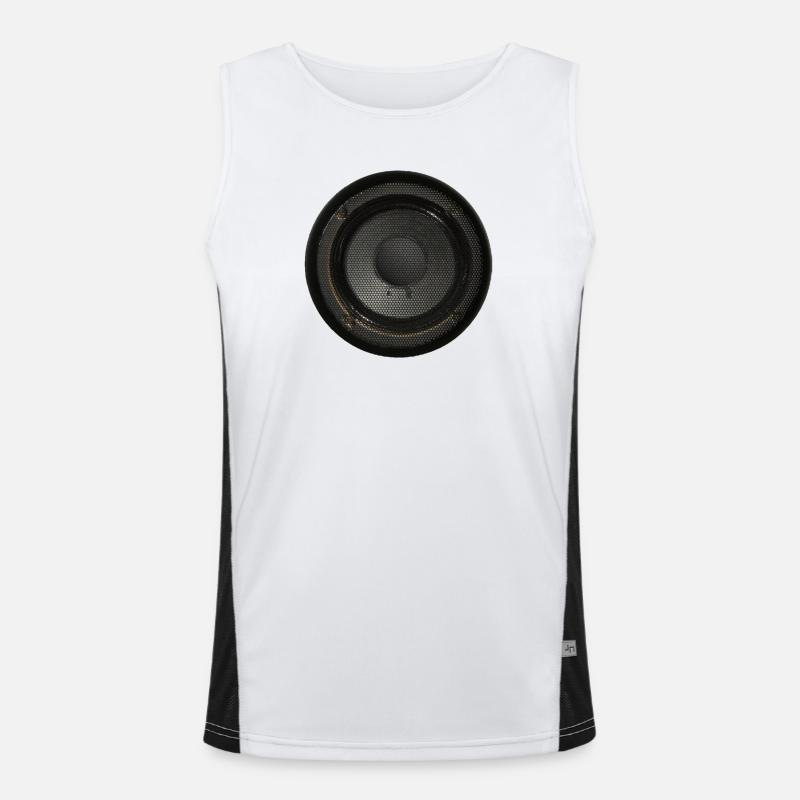 Lautsprecherbox Speaker Funktionelles Kontrast-Tank Top für Männer 