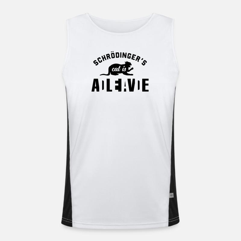 Schrodingers Cat Men's Functional Contrast Tank Top 