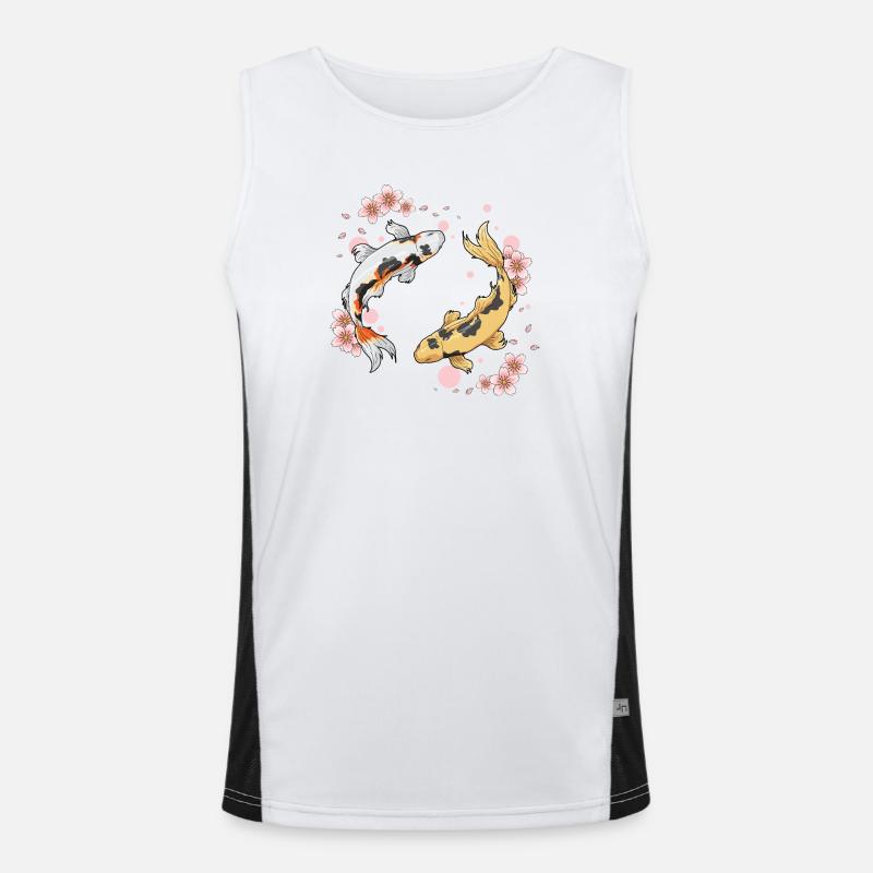 Kois Fish Men's Functional Contrast Tank Top 