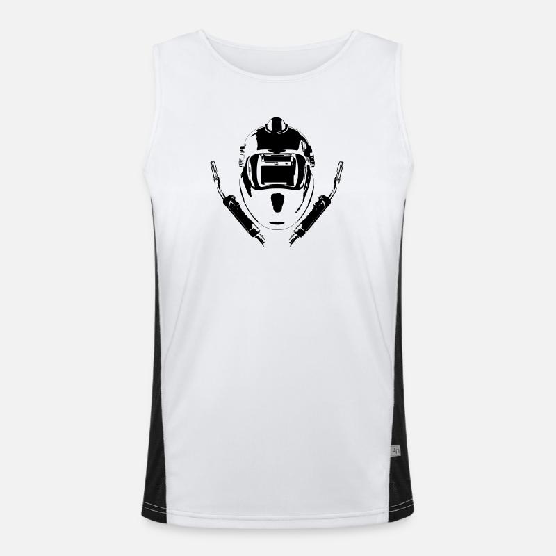 Schweisser Funktionelles Kontrast-Tank Top für Männer 