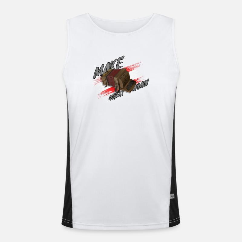 MAKE Quetschn GREAT AGAIN | ZiachON! Funktionelles Kontrast-Tank Top für Männer 