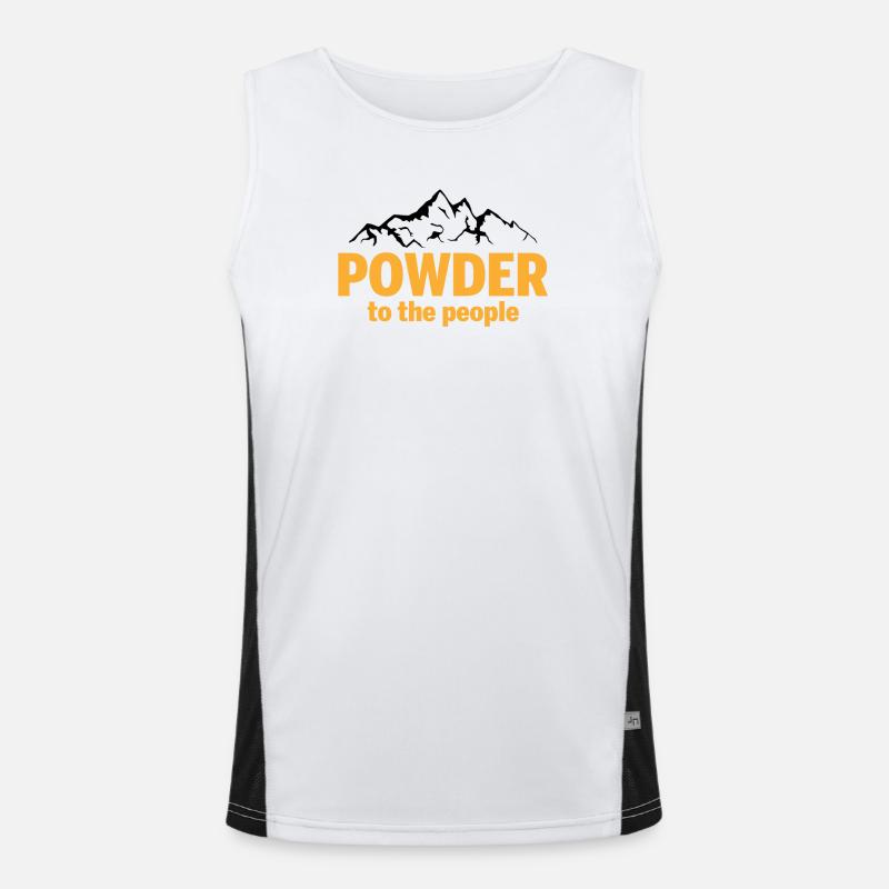 Poudre pour le peuple Débardeur respirant contrasté Homme 