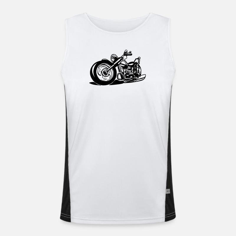Chopper / motorcycle Men's Functional Contrast Tank Top 