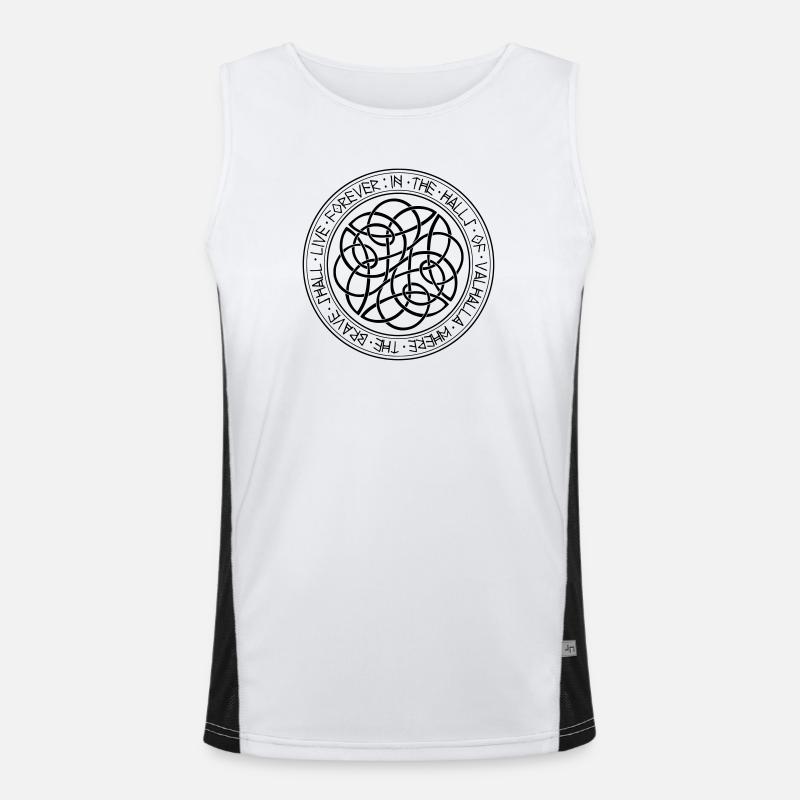 Wikinger Funktionelles Kontrast-Tank Top für Männer 