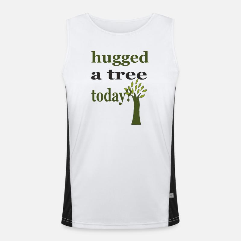 hugged a tree Débardeur respirant contrasté Homme 