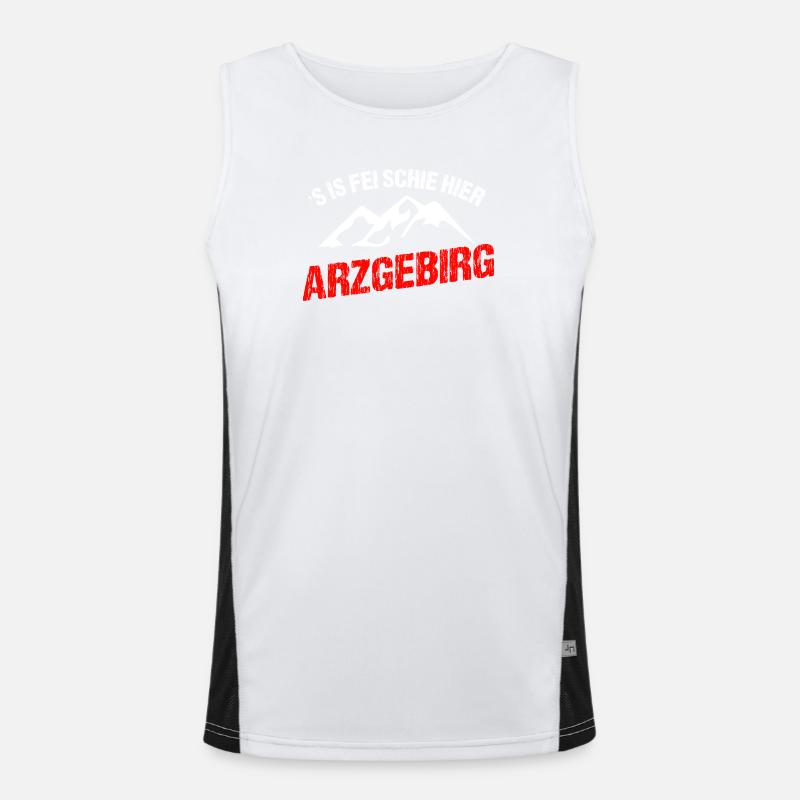 is fei schie hier Funktionelles Kontrast-Tank Top für Männer 