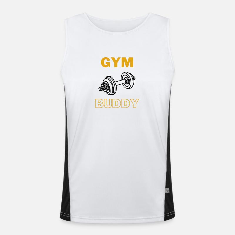Gym Buddy Funktionelles Kontrast-Tank Top für Männer 