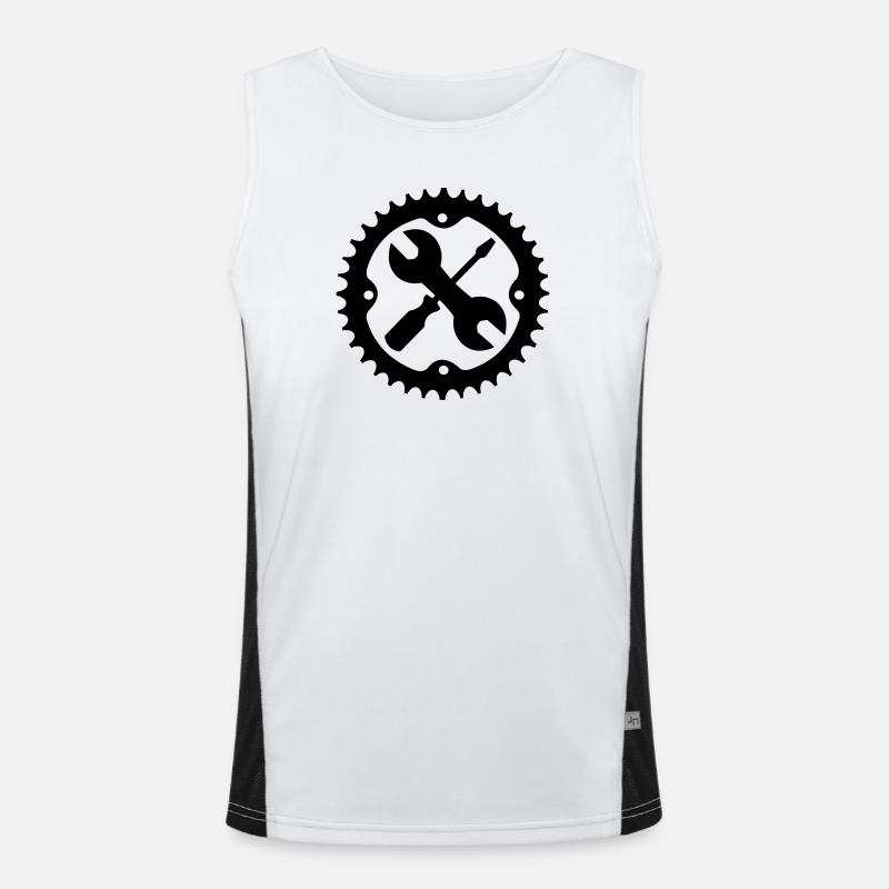 Logo de l’ensemble bike readyshap Débardeur respirant contrasté Homme 