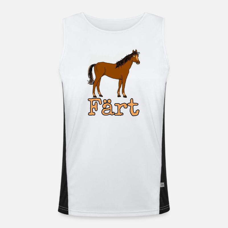 Färt Funktionelles Kontrast-Tank Top für Männer 