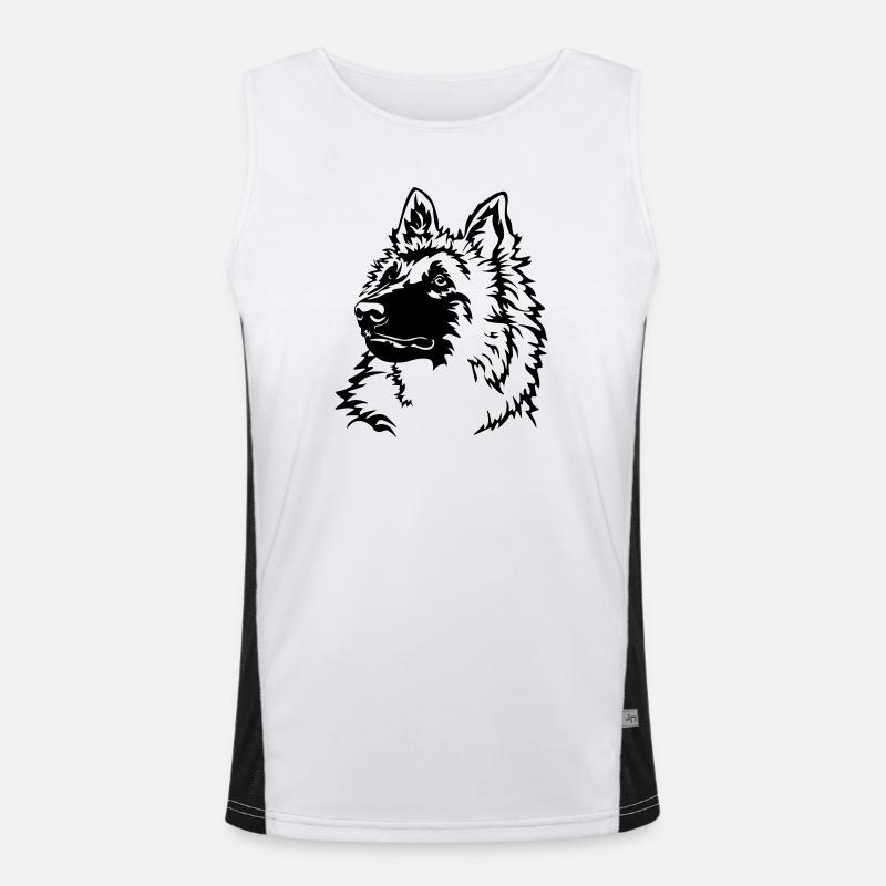 Tervuren Head Men's Functional Contrast Tank Top 