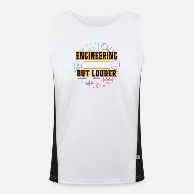 engineer Men's Functional Contrast Tank Top 
