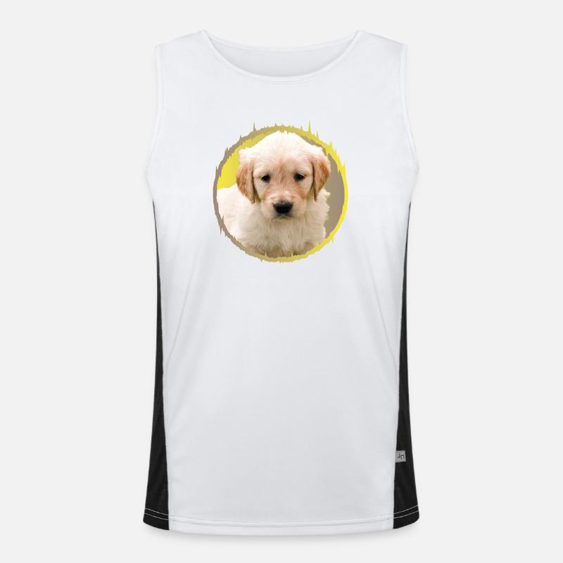 Welpen Funktionelles Kontrast-Tank Top für Männer 