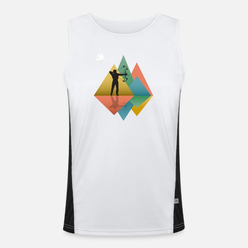 Archery Mens - Compound Bow Men's Functional Contrast Tank Top 