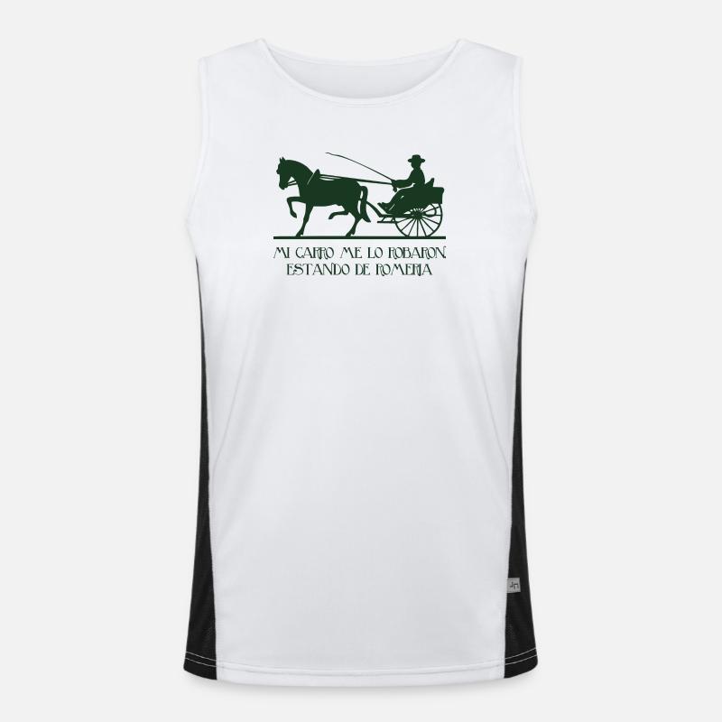 My car Men's Functional Contrast Tank Top 